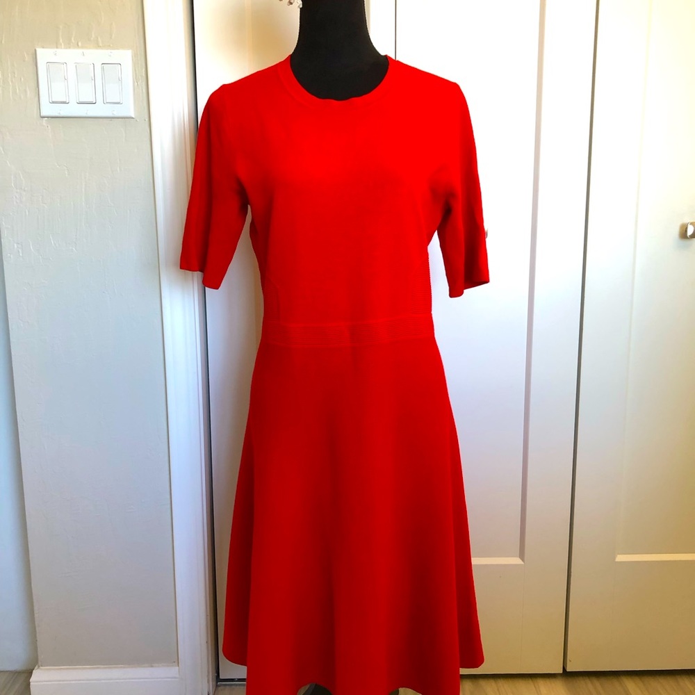 Red Knit Banana Republic Dress